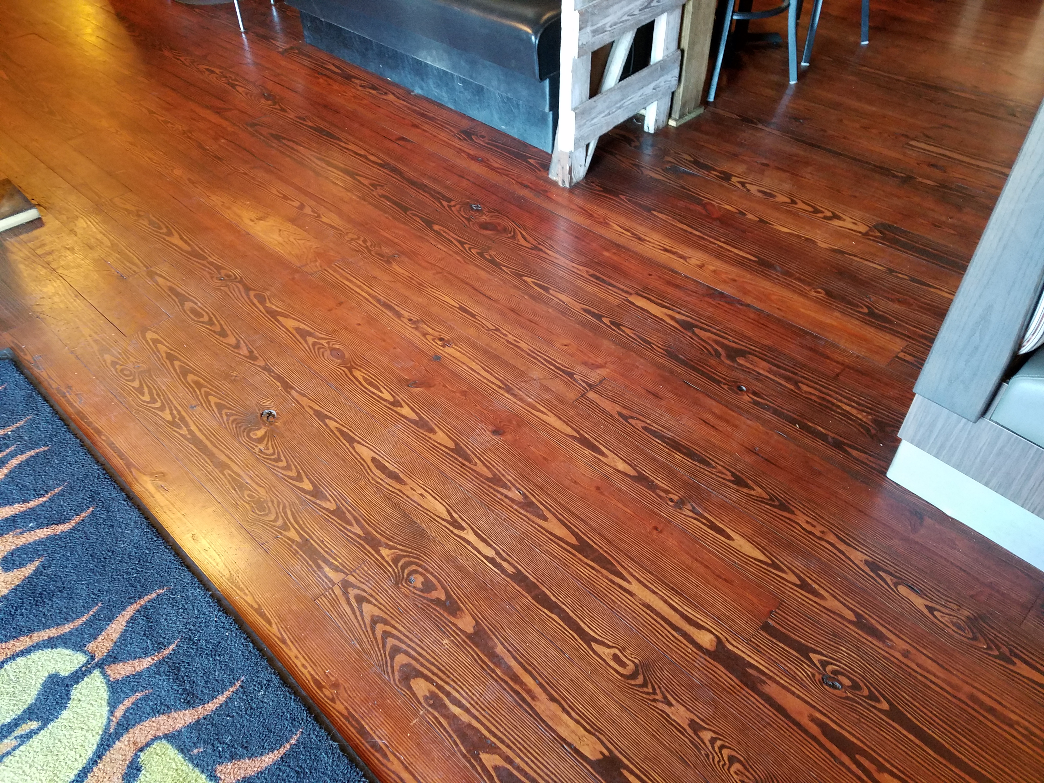 Select Knotty Pine Flooring Heart