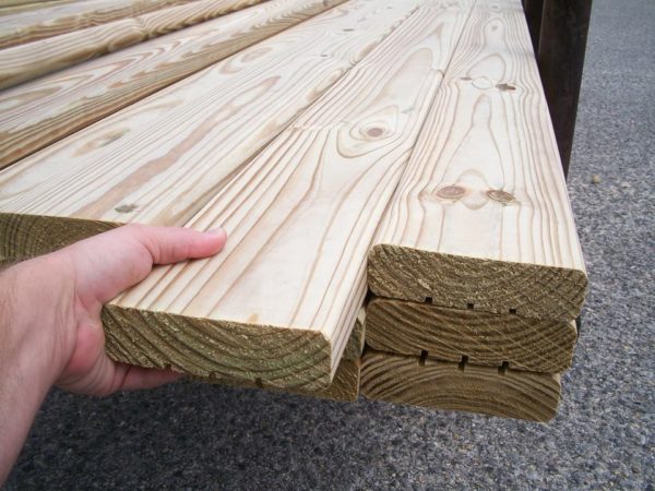 2x6 Radius Edged Decking