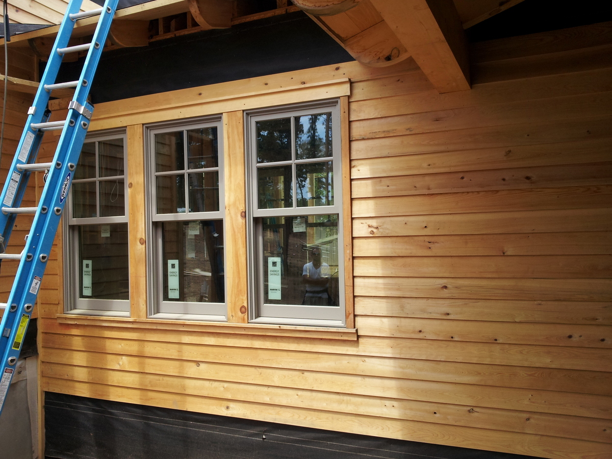 pine siding