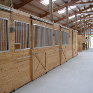 Horse Stall Lumber for Equestrian Centers and Barns