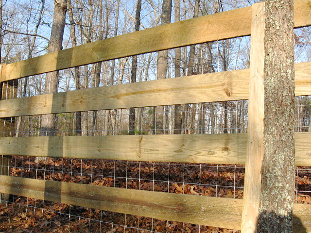 Rough Cut Treated Fence Boards, Heart Pine Floors