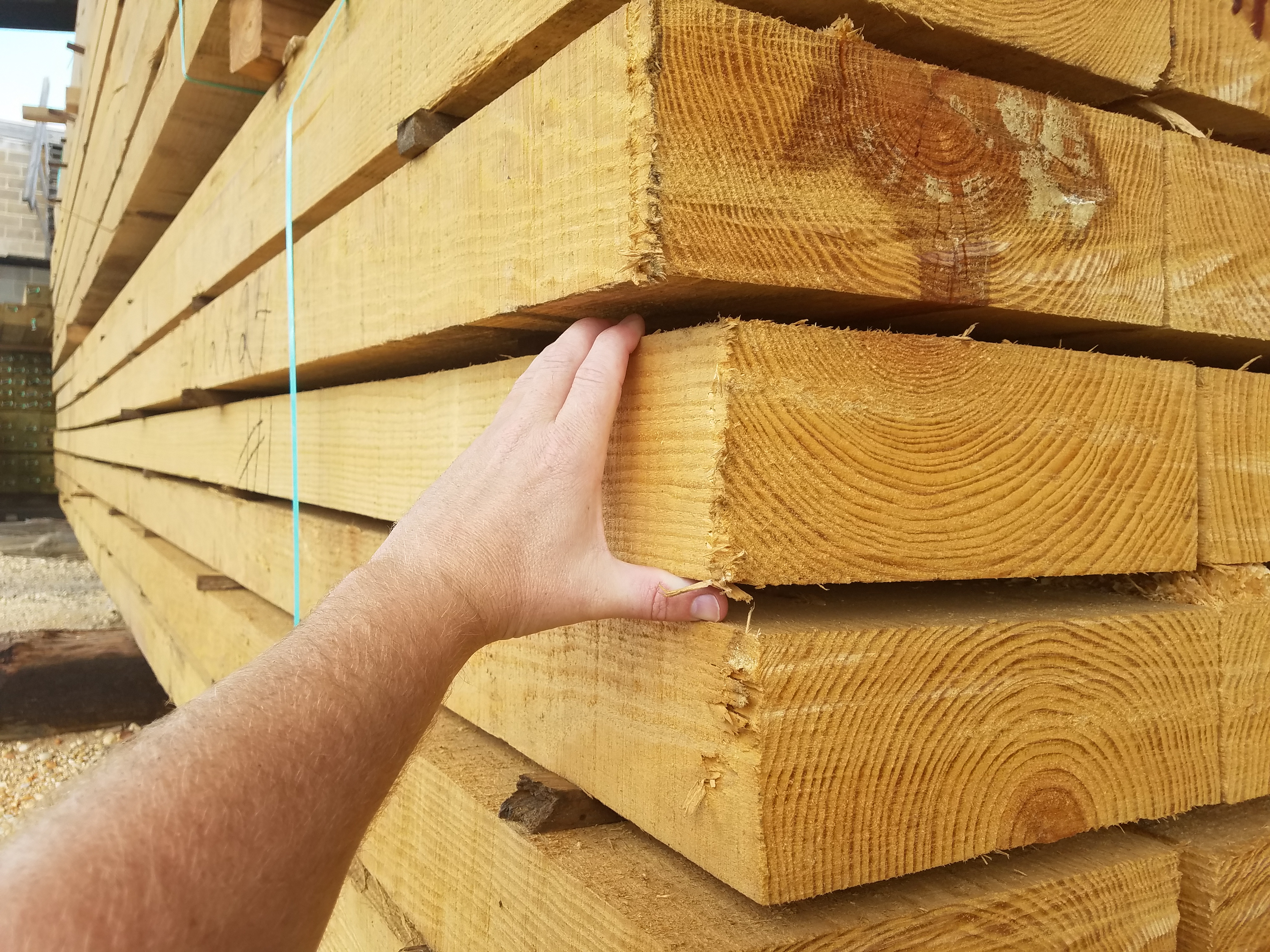 Rough Cut Treated Fence Boards, Heart Pine Floors