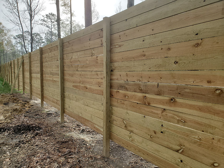 Rough Cut Treated Fence Boards, Heart Pine Floors